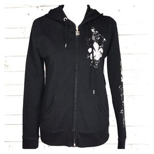 BCBG Max Azria embellished hoodie M #351